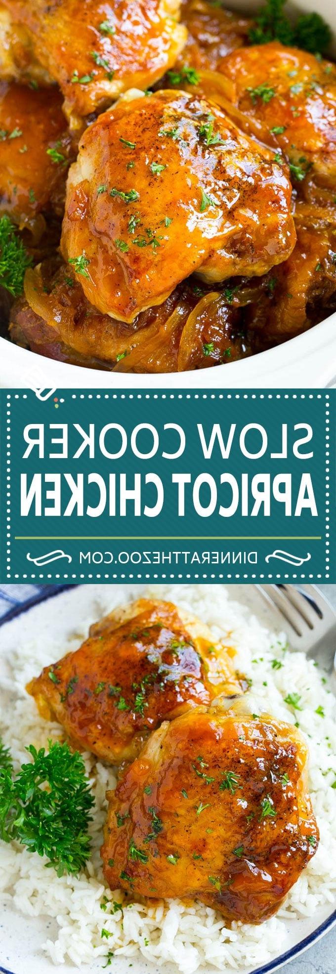Slow Cooker Aprikosenhähnchen: Zart und Süß-herzhaft Zartes Aprikosenhähnchen aus dem Slow Cooker – Ein schnelles und einfaches Abendessen aus dem Schongarer