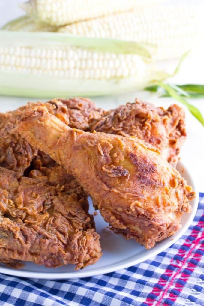 Knuspriges Cajun Fried Chicken Rezept
