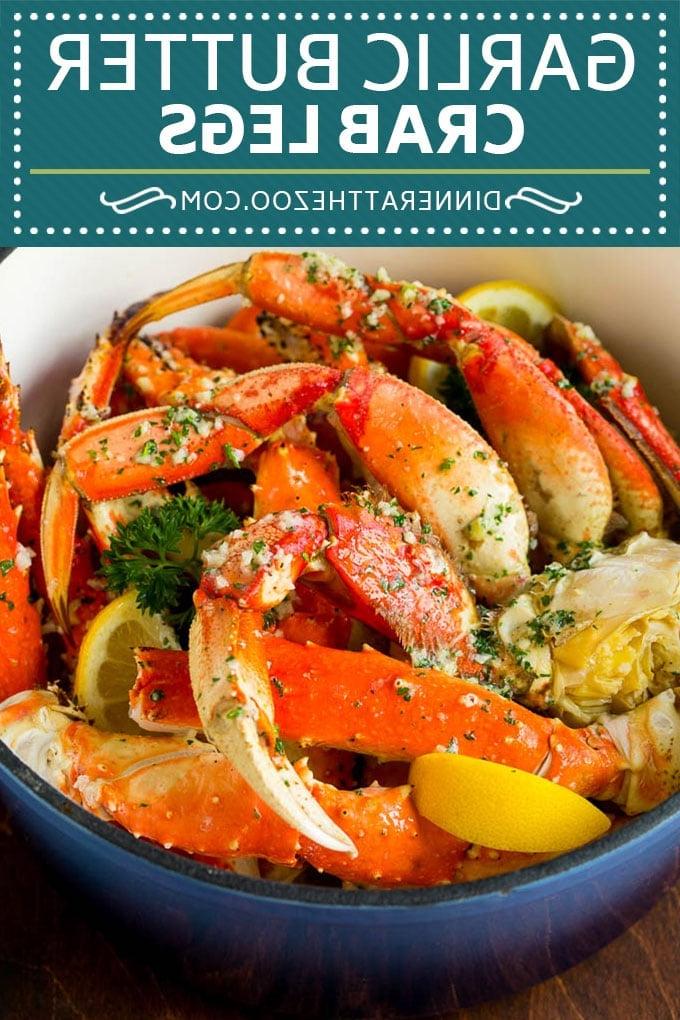 Krabbenbeine mit Knoblauchbutter #Krabben #Meeresfrüchte #Abendessen #LowCarb #ahurt Krabbenbeine mit Knoblauchbutter – Schnell und einfach zubereitet