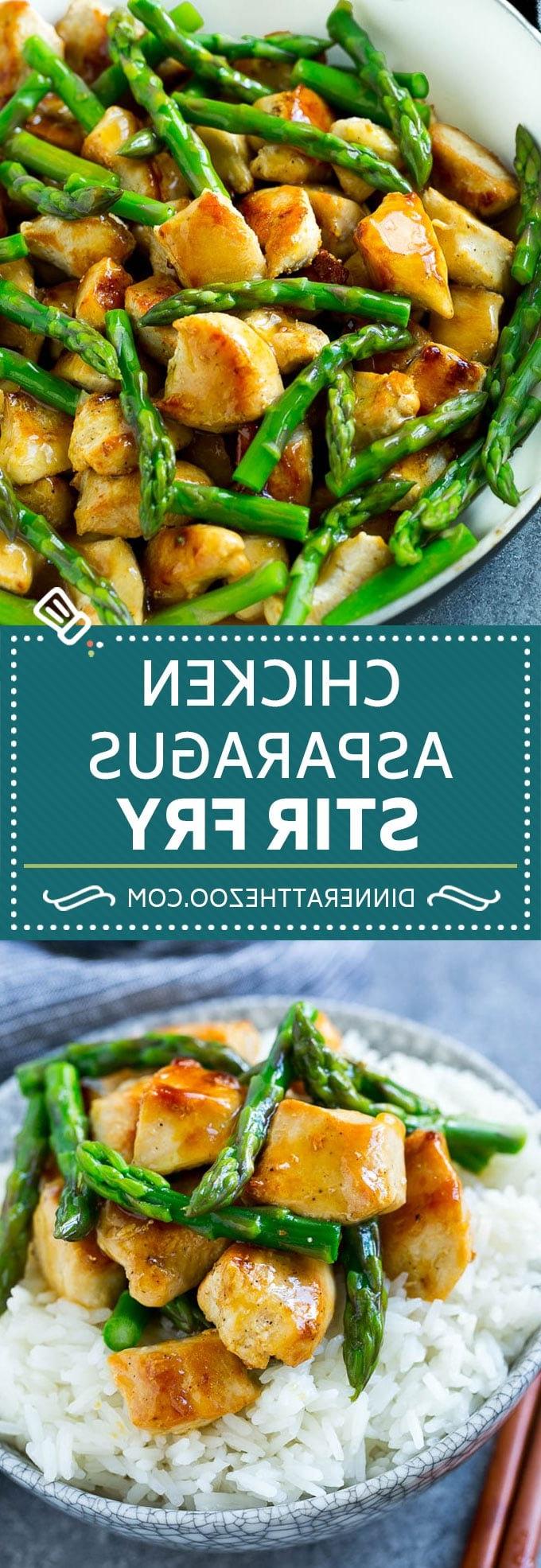 Hähnchen-Spargel-Wok | Hähnchenpfanne | Einfaches Wok-Rezept | Spargelrezept #spargel #hähnchen #wok #gesund #abendessen Wok-Gericht mit Hähnchen und Spargel: Schnelles und leckeres Abendessen.