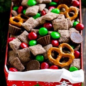 Weihnachts-Chex-Mix.