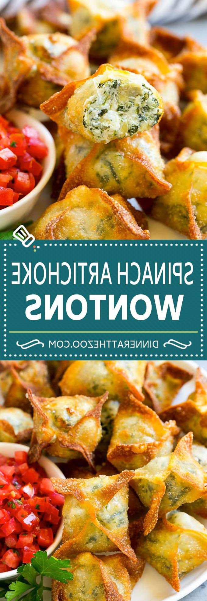 Rezept für Spinat-Artischocken-Wontons | Frittierte Wontons | Wonton-Vorspeise #Wontons #Vorspeise #Snack #Artischocken #Spinat #DinnerAtTheZoo Rezept für Spinat-Artischocken-Wontons | Frittierte Wontons | Wonton-Vorspeise #Wontons #Vorspeise #Snack #Artischocken #Spinat #DinnerAtTheZoo