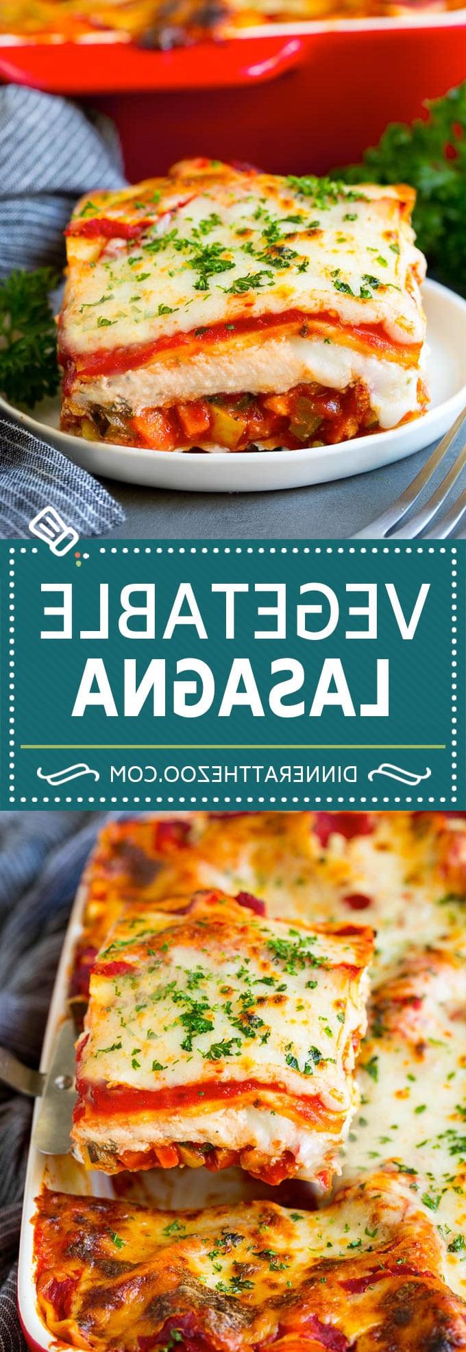 Gemüselasagne Rezept | Vegetarische Lasagne #lasagne #vegetarisch #gemüse #käse #pasta #abendessen #ahurt Vegetarisches Lasagne Rezept mit viel Käse und frischem Gemüse
