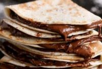 Easy Nutella Quesadillas