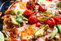 Huevos Rancheros Tortilla Pizza