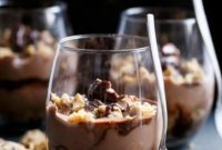 No Bake Nutella Chip Cookie Cheesecake Parfait