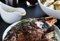 Roasted Lamb with Sundried Tomato and Garlic