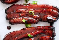 Glazed Char Siu Pork Belly