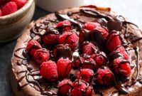 Guilt Free Chocolate Raspberry Cheesecake