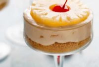 No-Bake Tropical Pineapple Cheesecakes