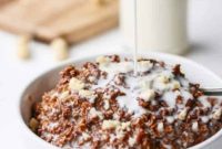 Decadent Nutella Brownie Oatmeal