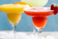 Tropical Strawberry Mango Margaritas