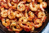 Zesty Sun-Dried Tomato Garlic Shrimp
