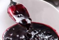 Fresh Homemade Blueberry Sauce
