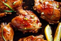 Sticky Garlic Teriyaki Chicken