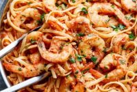 Velvety Tomato Garlic Butter Shrimp, Ready in 15 Minutes