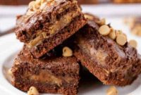 Ultimate Chocolate Peanut Butter Cup Brownies