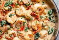 Creamy Tuscan Garlic Butter Shrimp