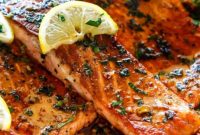 Pan-Seared Salmon with Zesty Lemon Garlic Butter