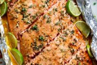 Zesty Honey Lime Garlic Butter Salmon