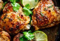 Zesty Crispy Cilantro Lime Chicken