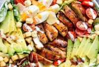 Signature Grilled Chicken Cobb Caesar Salad