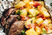 Garlic Butter Steak and Potatoes