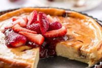 Marbled Strawberry Cheesecake