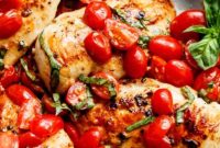 Tuscan Garlic Tomato Basil Chicken