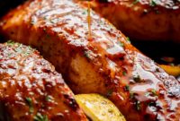Glazed Honey Garlic Salmon