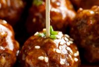 Sticky Teriyaki Meatballs
