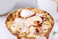 Decadent Peanut Butter Nutella Smores Hot Chocolate
