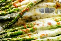 Crispy Garlic Parmesan Asparagus