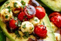 Caprese Avocado Boats