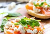 Elevated Smoked Salmon Goat Cheese English Muffin