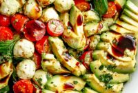 Creamy Avocado Caprese