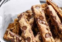 Skinny Chocolate Chip Cookie Sticks