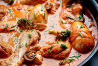 Velvety Tomato Chicken Drumsticks