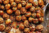 Golden Garlic Butter Mushrooms