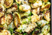 Cheesy Brussels Sprout Delight