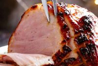 Golden Honey Glazed Ham