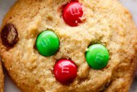 M and M Yuletide Cookies