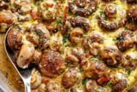 Creamy Garlic Mushrooms