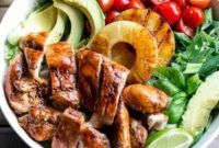 Zesty Garlic-Lime Grilled Chicken Salad
