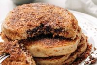 Cinnamon Sugar Doughnut Pancakes with Creamy Nutella Filling