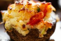 Savory Crab Stuffed Mushrooms