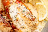 Decadent Creamy Bacon Lobster Tails