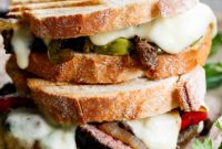 Ultimate Fajita Steak Grilled Cheese