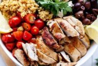 Bright Balsamic Chicken & Lemon Quinoa Salad