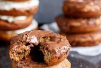Warm Banana Bread Doughnuts, Bursting with Nutella